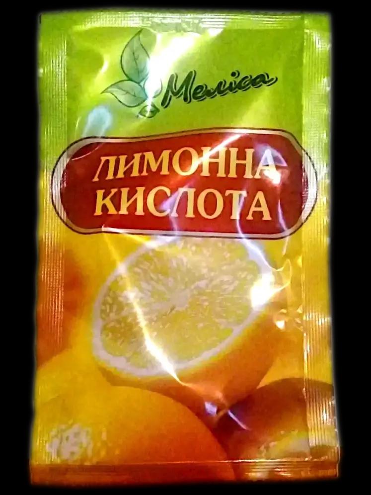 Зображення продукт Лимонна кислота Меліса 15гр